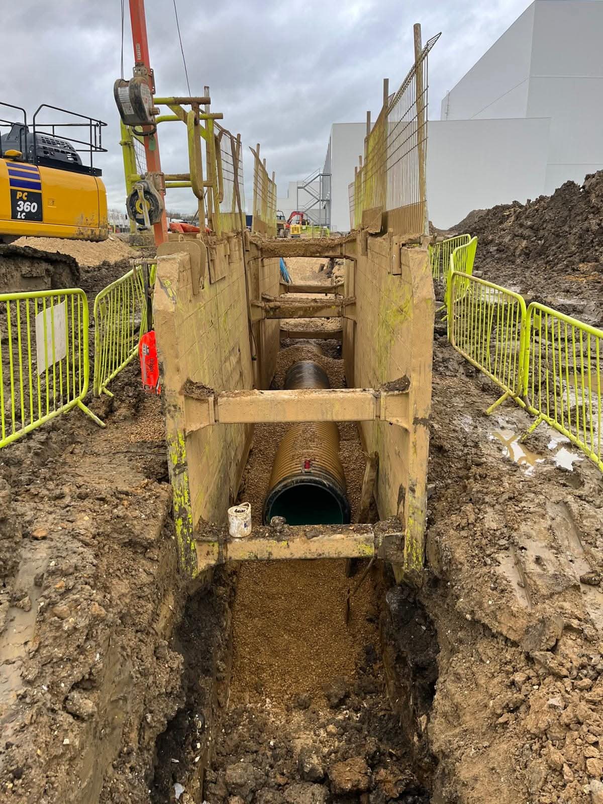Drainage works